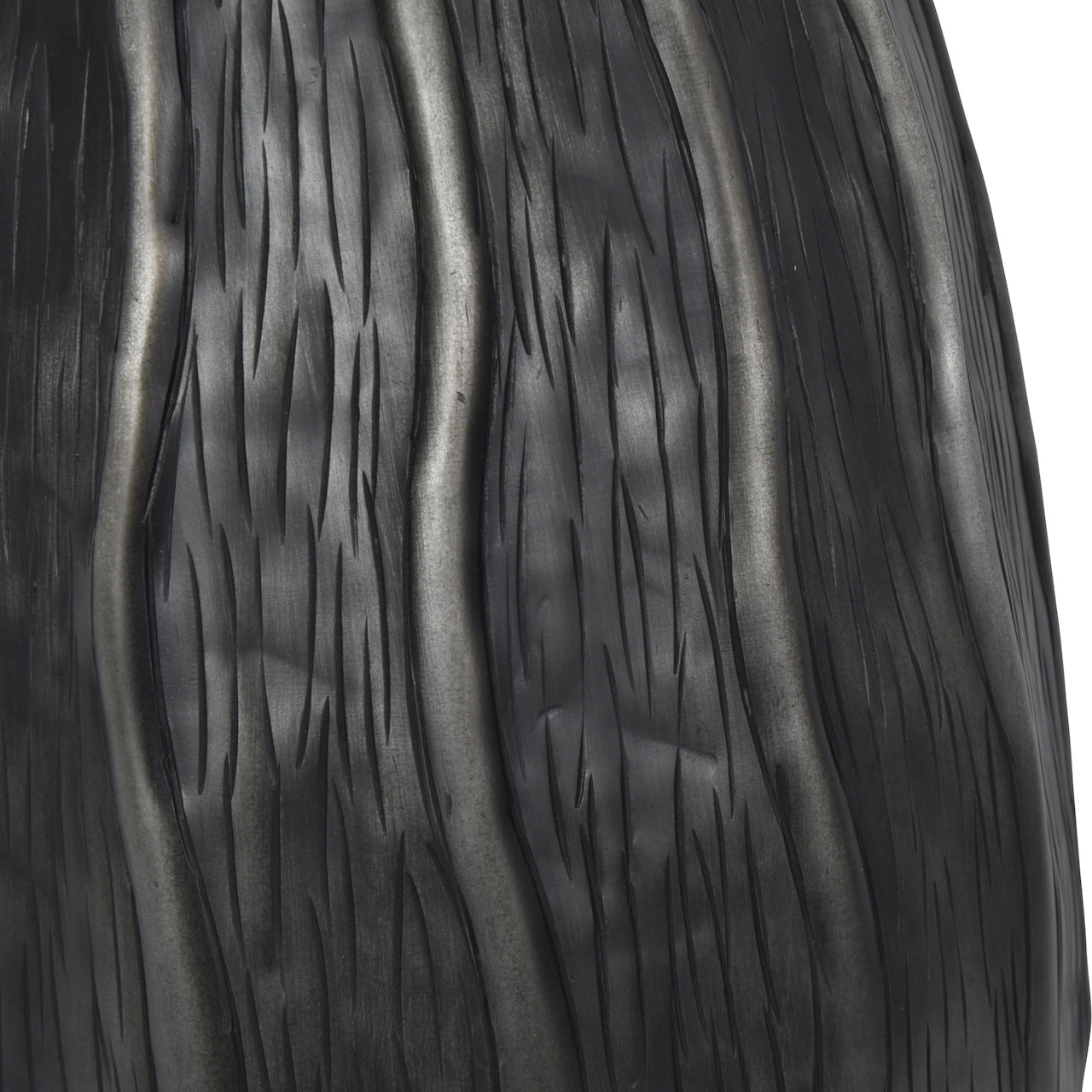 Pelham Matte Black Textured Tall Vase